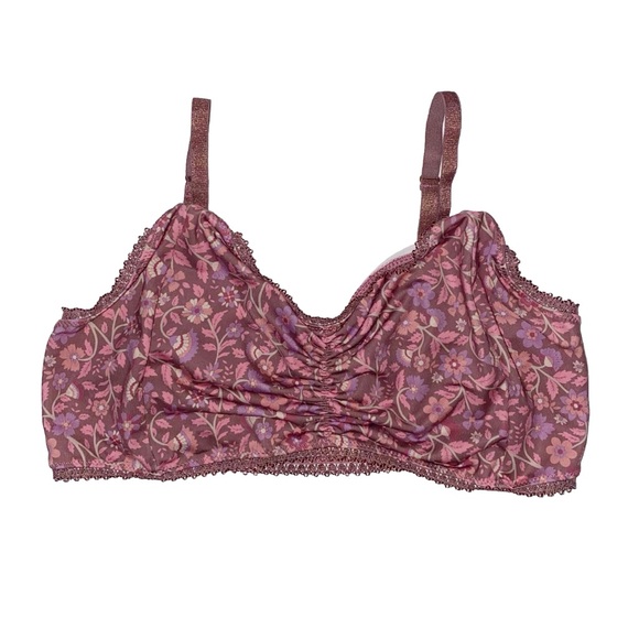 Spell Other - SPELL AND THE GYPSY PURPLE PINK FLORAL PRINT PULLOVER MULBERRY DAHLIA BRALETTE